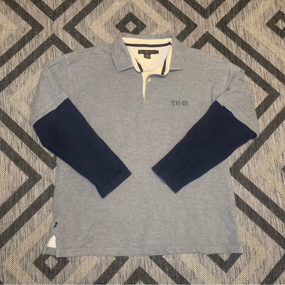 Tommy Hilfiger TH-01 Long Sleeve Shirt Made in Indonesia